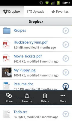 Dropbox Android uygulamasını yeniledi, Ice Cream Sandwich’e uygun hâle getirdi – Video