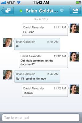 Microsoft’tan iPad ve iPhone için Lync 2010 uygulamaları – Galeri