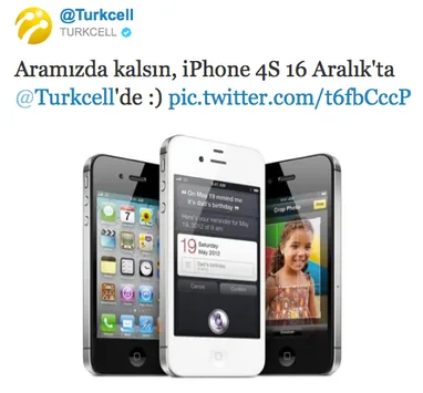 Turkcell iPhone 4S’i 16 Aralıkta Türkiye’ye getiriyor
