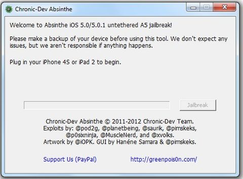 Absinthe jailbreak yazılımının Windows versiyonu yayınlandı