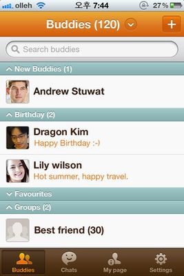 Samsung ChatOn anında mesajlaşma servisi iOS platformunda