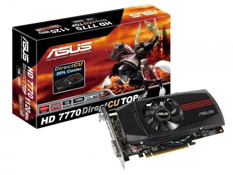 ASUS HD 7770 DirectCU TOP ve HD 7750 grafik kartlarını duyurdu