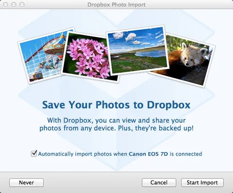 Dropbox otomatik fotoğraf yükleme desteğini PC ve Mac’e genişletti