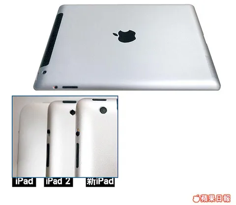 8 megapiksel kameralı yeni tasarımlı iPad 3’e ait ilk görüntüler sızdı