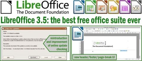 Açık kaynak kodlu ofis girişimi LibreOffice 3.5 versiyonuyla gramer denetçisi ve daha fazlasını kazandı