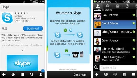 Skype’ın Nokia Belle uyumlu versiyonu yayınlandı