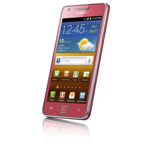Samsung Galaxy S II’nin pembe renklisi Türkiye’de