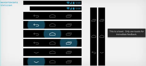 Android 4.0 kullanıcı arayüzü için işleri kolaylaştıran şablonlar