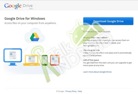 Google Drive ile ilgili yeni sızıntı 5 GB ücretsiz alanı ve mobil uygulamayı müjdeliyor