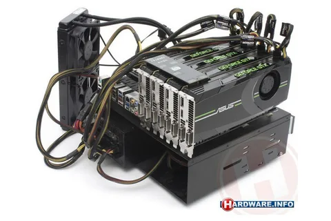 NVIDIA GeForce GTX 680 dörtlü SLI konfigürasyonda test edildi