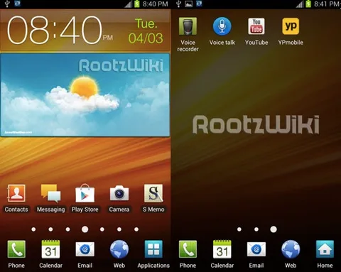 Samsung Galaxy Note’a özel Ice Cream Sandwich sürümü sızdı