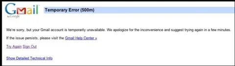 Gmail e-posta servisinde meydana gelen kesinti kullanıcıların sadece yüzde 2’sini etkiledi