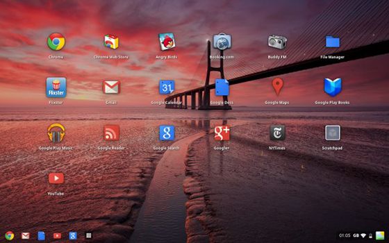 Google Chrome OS’e Aura kullanıcı arayüzüyle Windows ve Mac’ten alıntılar