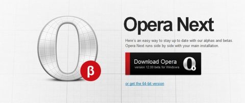 Opera 12’nin beta sürümü yayınlandı