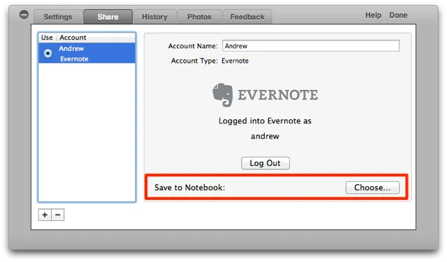 Güncelleme ile Skitch dosyalarını istenilen Evernote defterine kaydetme özelliği geldi