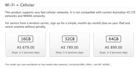 Apple 4G destekli yeni iPad’i “Wi-Fi + Hücresel” olarak yeniden adlandırdı