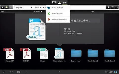Google Drive destekli CloudOn Office desteğini Android tabletlere getirdi – Video