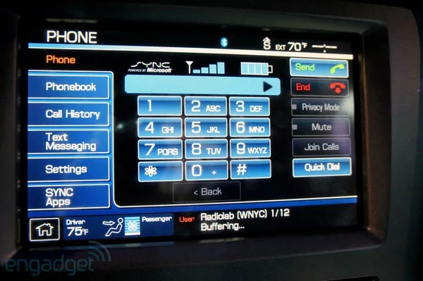 Ford Sync’in ABD’de 4 milyondan fazla araçta yüklü olduğunu açıkladı
