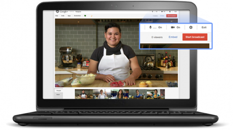 Google+ Hangouts On Air özelliğiyle birlikte kişisel canlı yayın aracına dönüşüyor
