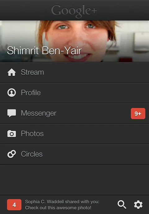 Google+ iPhone uygulamasında büyük değişiklikler