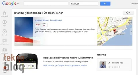 Mekan incelemeleriyle desteklenen Google+ Yerel açıldı – Video