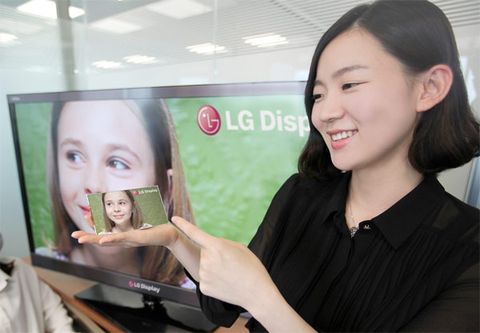LG 5 inç’lik, 440 ppi piksel yoğunluklu 1080p HD mobil ekranı tanıttı