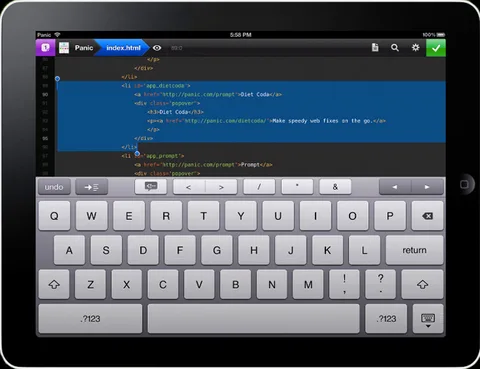 iPad için Diet Coda ve OS X için Coda web tasarım yazılımları 24 Mayısta yayınlanıyor