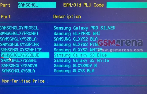 Envanter bilgileri Galaxy S III’ün mavi ve beyaz renk seçenekleri olacağını ortaya çıkardı