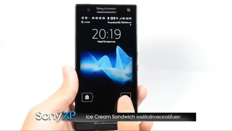 Sony Xperia S’e gelecek Ice Cream Sandwich güncellemesi kendini gösterdi – Video