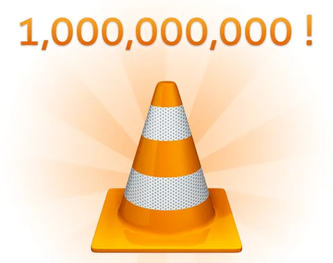 VLC 1 milyar indirme sayısına ulaşmayı kutluyor