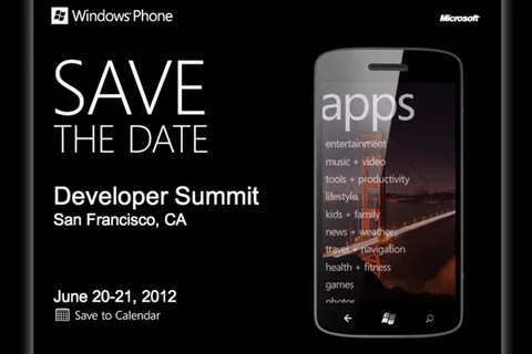 Microsoft Windows Phone Yazılımcı Zirvesini 20-21 Haziranda San Francisco’da düzenleyecek