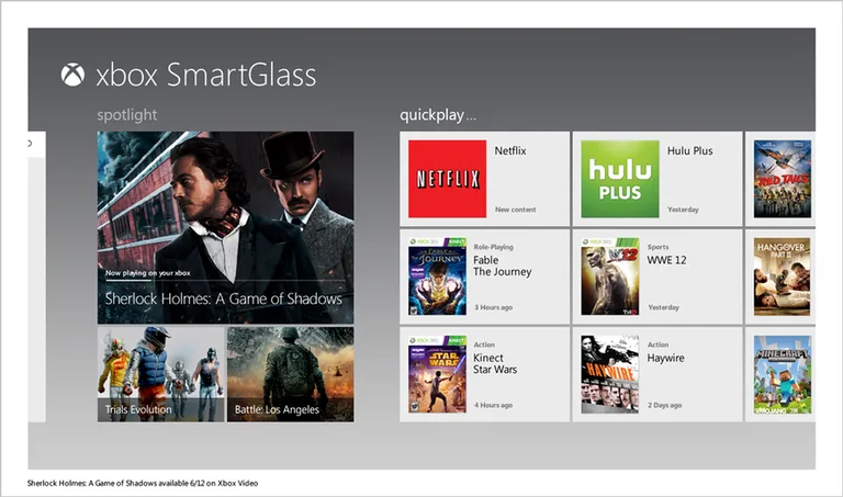 Microsoft Windows 8 ve mobil cihazlar için SmartGlass uygulamasını tanıttı – Galeri & Video
