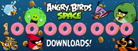 Angry Birds Space’in indirilme sayısı 100 milyonu aştı