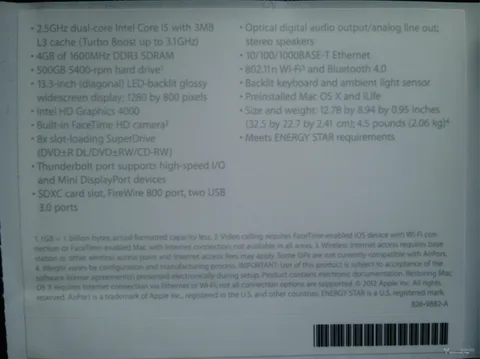 MacBook Pro 13 inç’in teknik özellikleri sızdı, USB 3.0, 1280 x 800 ekran listede mevcut