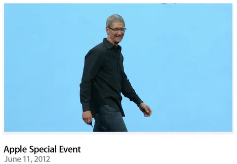 Apple WWDC 2012 açılış toplantı videosunu yayınladı