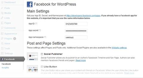 Facebook’tan WordPress için özel eklenti