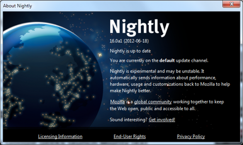 Firefox Nightly sürüm ile tasarım değişikliğini deniyor