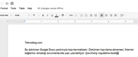 Google Dokümanlar içinde çevrimdışı düzenleme özelliği kullanıma sunuldu