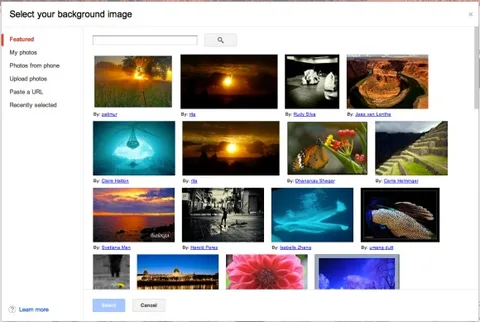 Gmail’in yeni özelleştirmiş temaları arka fon değişimine izin veriyor