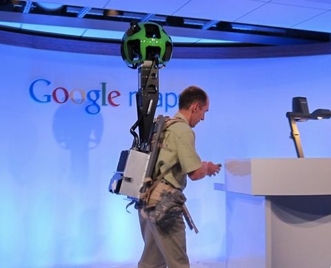 Google Street View servisine görüntü toplamak için yeni bir aygıt kullanacak