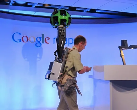 Google Street View servisine görüntü toplamak için yeni bir aygıt kullanacak