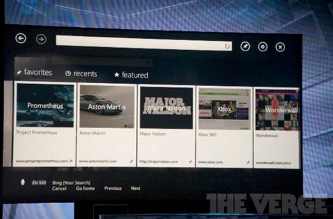 Kinect ve SmartGlass destekli Internet Explorer sonbaharda Xbox 360 sahipleriyle buluşuyor