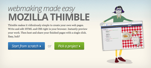 Mozilla’dan herkes web sitesi geliştirsin diye kolay kullanımlı HTML editörü: Thimble