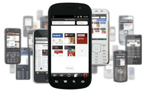Java tabanlı Opera Mini 7 cep telefonları, BlackBerry ve Symbian S60 için yayınlandı