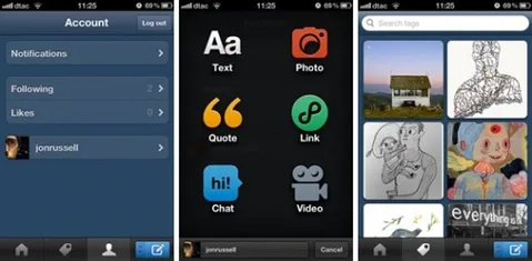 Tumblr’ın iPhone uygulamasının yeni sürümü yayınlandı