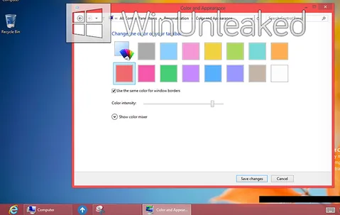 Windows 8’in sızan masaüstü görüntülerinde Aero Glass yok
