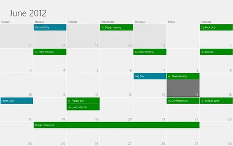 Microsoft’tan Windows 8’in Takvim uygulamasıyla ilgili detaylar