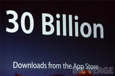 App Store’dan 30 milyar uygulama indirildi, toplam 650 bin uygulama var
