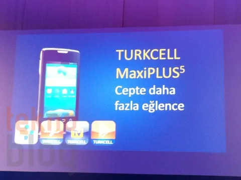 Turkcell’in yeni akıllı telefonu MaxiPLUS5 tanıtıldı