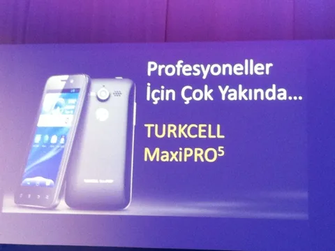 Turkcell’in bir sonraki akıllı telefonu MaxiPRO5 olacak